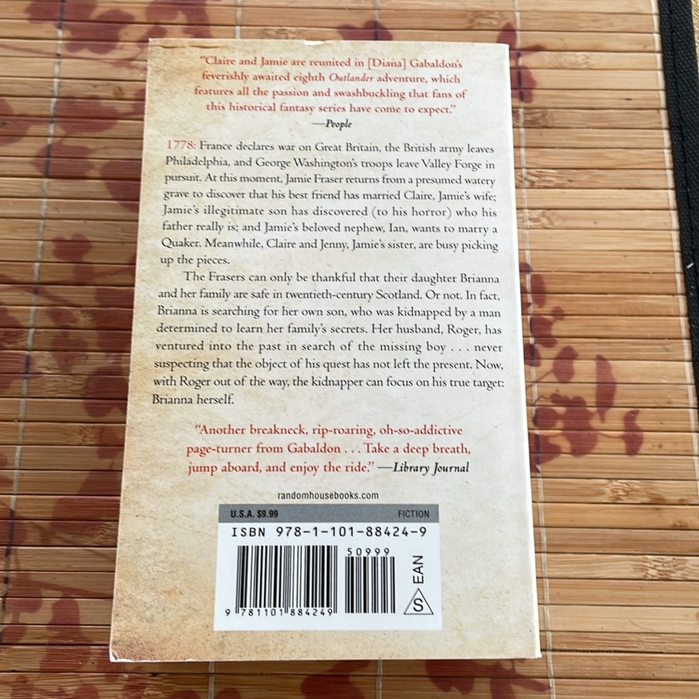 Diana Gabaldon outlander series.  Written in my own hearts blood. - Picture 4 of 6